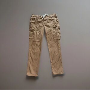Fashion Nova Cargo Pants Mens Size 36x34 Brown Mid-Rise Elastic Cuffs